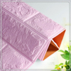 Hot PE Foam 3D Wallpaper Embossed Brick Stone DIY ملصقات